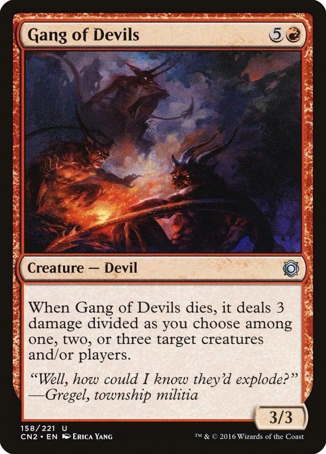 Magic: The Gathering MTG Single Gang of Devils [Conspiracy: Take the Crown]