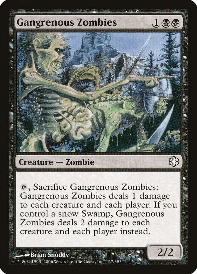 Magic: The Gathering MTG Single Gangrenous Zombies [Coldsnap Theme Decks]