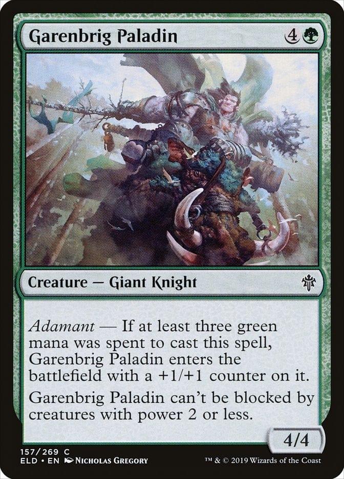 Magic: The Gathering MTG Single Garenbrig Paladin [Throne of Eldraine]