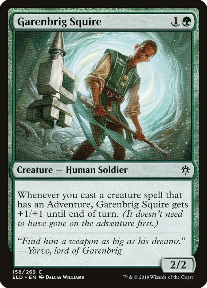 Magic: The Gathering MTG Single Garenbrig Squire [Throne of Eldraine]