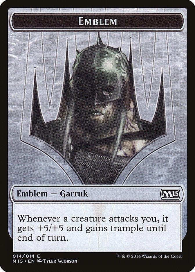 Magic: The Gathering MTG Single Garruk, Apex Predator Emblem [Magic 2015 Tokens]