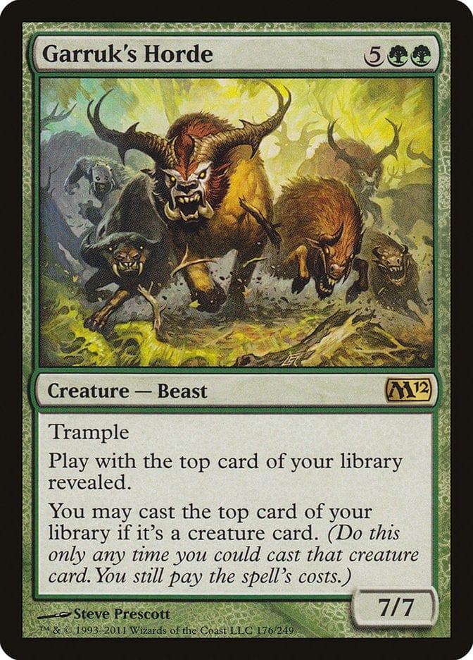 Magic: The Gathering MTG Single Garruk's Horde [Magic 2012]