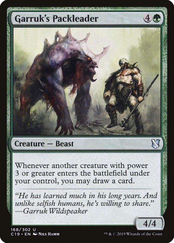 Magic: The Gathering MTG Single Garruk's Packleader [Commander 2019]