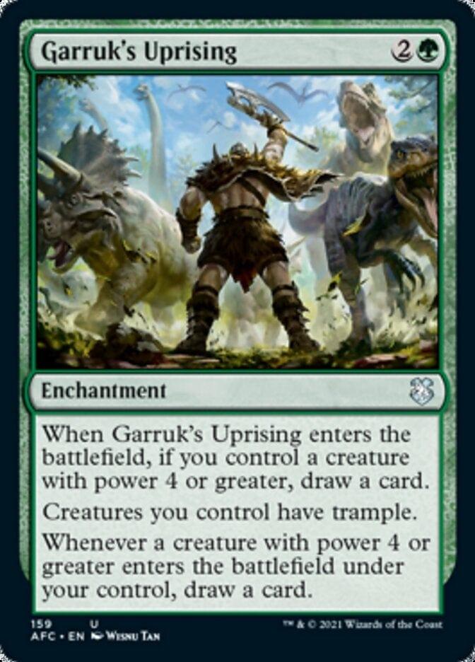 Magic: The Gathering MTG Single Garruk's Uprising [Dungeons & Dragons: Adventures in the Forgotten Realms Commander]