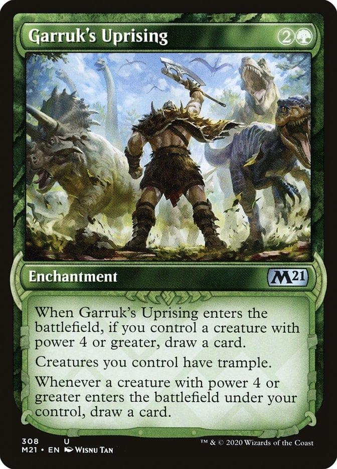 Magic: The Gathering MTG Single Garruk's Uprising (Showcase) [Core Set 2021]