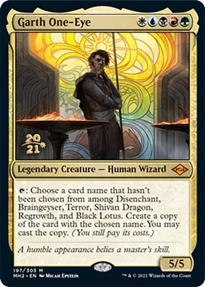 Magic: The Gathering MTG Single Garth One-Eye [Modern Horizons 2 Prerelease Promos]