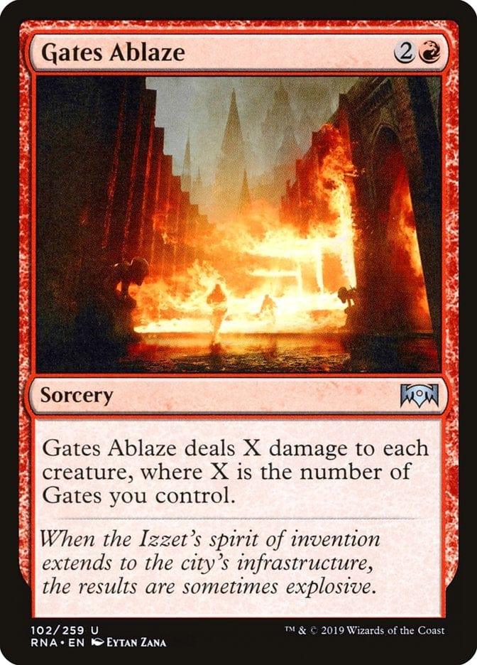 Magic: The Gathering MTG Single Gates Ablaze [Ravnica Allegiance]