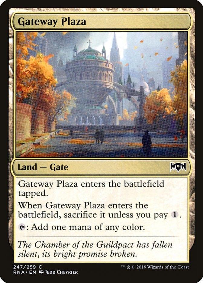 Magic: The Gathering MTG Single Gateway Plaza [Ravnica Allegiance]