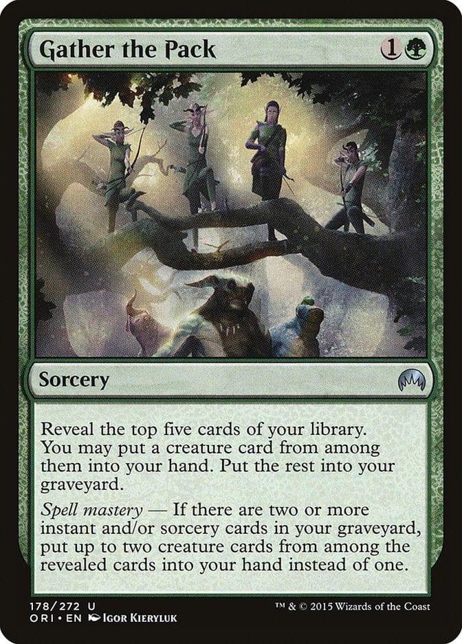 Magic: The Gathering MTG Single Gather the Pack [Magic Origins]