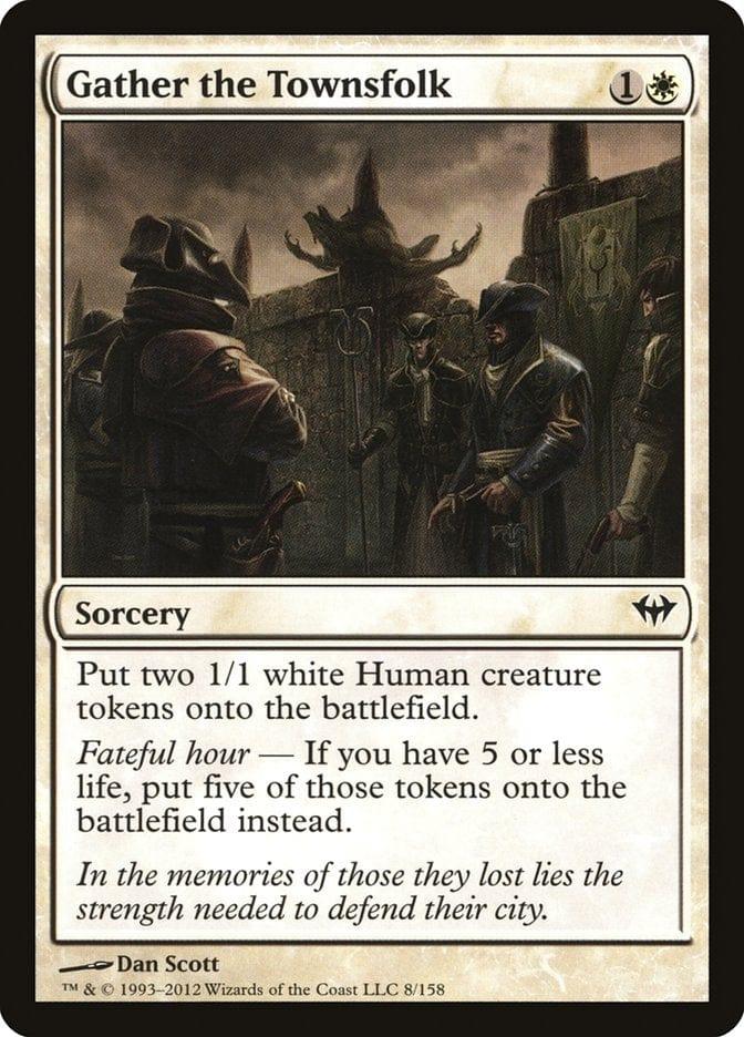 Magic: The Gathering MTG Single Gather the Townsfolk [Dark Ascension]