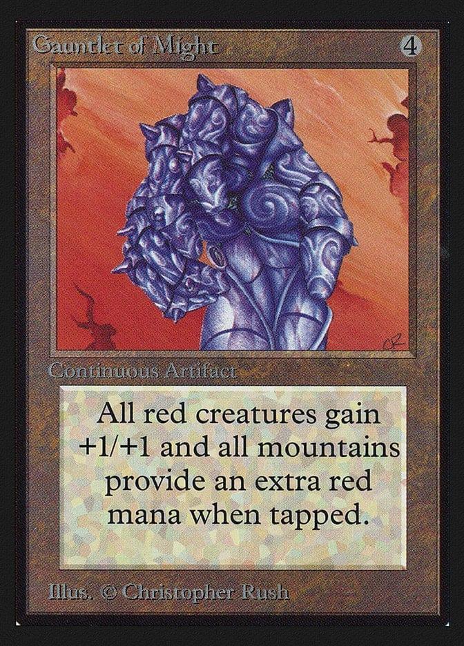 Magic: The Gathering MTG Single Gauntlet of Might [International Collectors’ Edition]