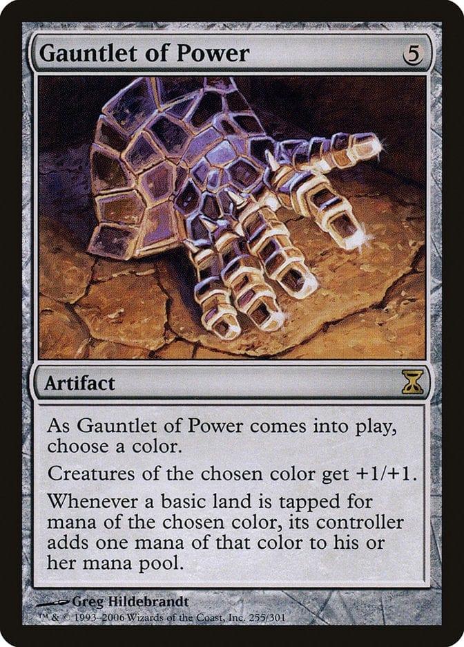 Magic: The Gathering MTG Single Gauntlet of Power [Time Spiral]