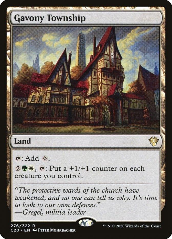 Magic: The Gathering MTG Single Gavony Township [Commander 2020]