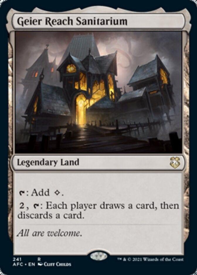 Magic: The Gathering MTG Single Geier Reach Sanitarium [Dungeons & Dragons: Adventures in the Forgotten Realms Commander]