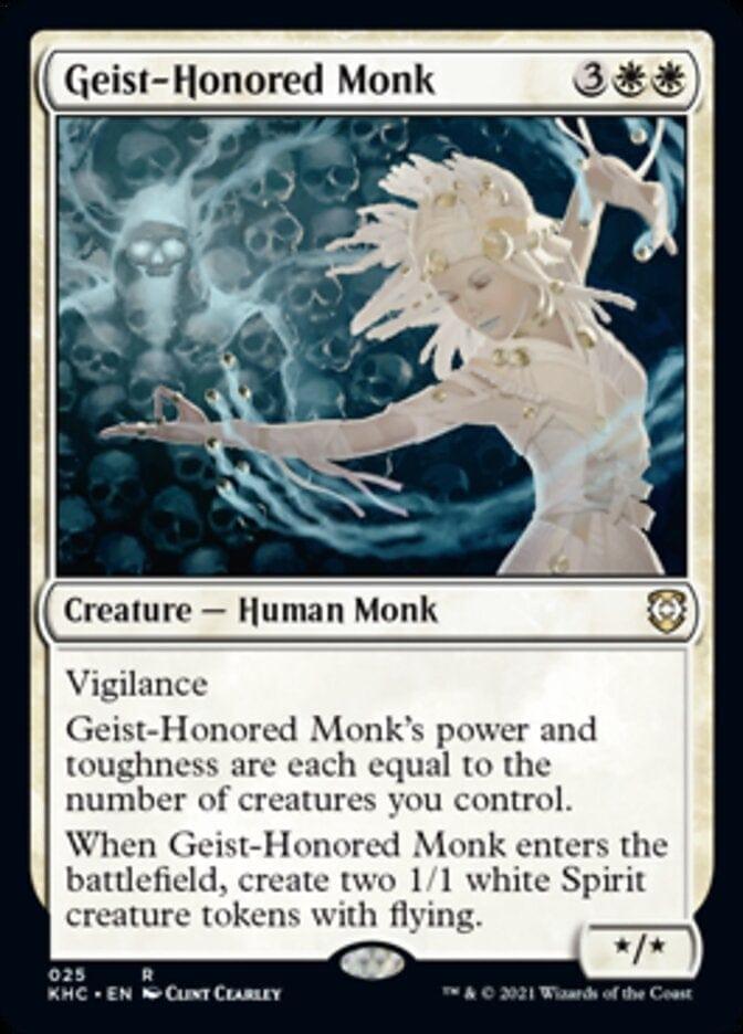 Magic: The Gathering MTG Single Geist-Honored Monk [Kaldheim Commander]
