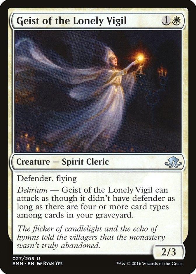 Magic: The Gathering MTG Single Geist of the Lonely Vigil [Eldritch Moon]