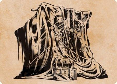 Magic: The Gathering MTG Single Gelatinous Cube (Showcase) Art Card [Dungeons & Dragons: Adventures in the Forgotten Realms Art Series]