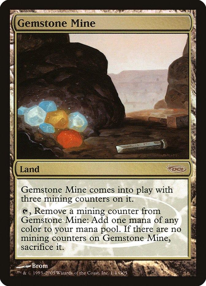 Magic: The Gathering MTG Single Gemstone Mine [Judge Gift Cards 2005]