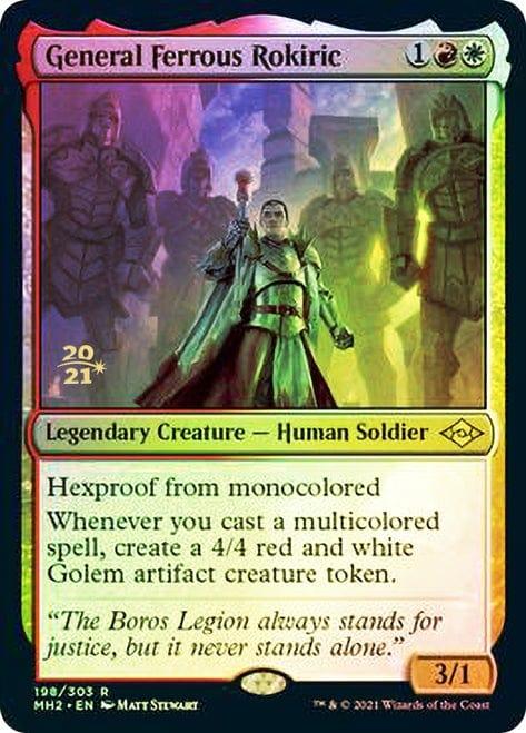 Magic: The Gathering MTG Single General Ferrous Rokiric [Modern Horizons 2 Prerelease Promos]
