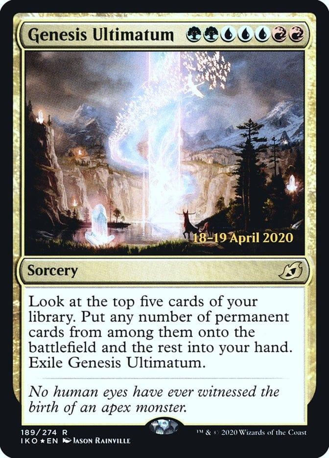 Magic: The Gathering MTG Single Genesis Ultimatum  [Ikoria: Lair of Behemoths Prerelease Promos]