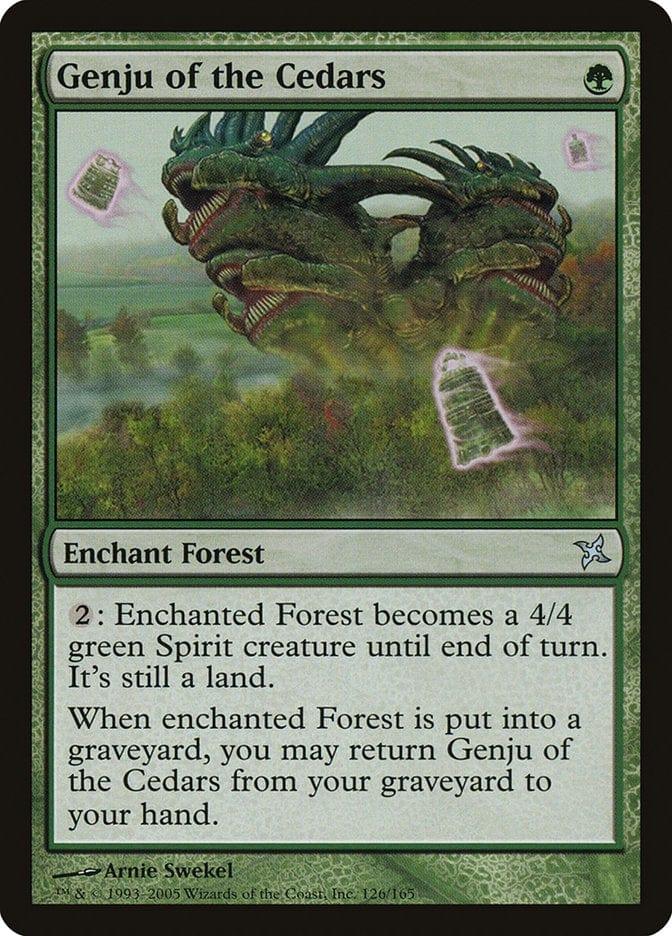 Magic: The Gathering MTG Single Genju of the Cedars [Betrayers of Kamigawa]