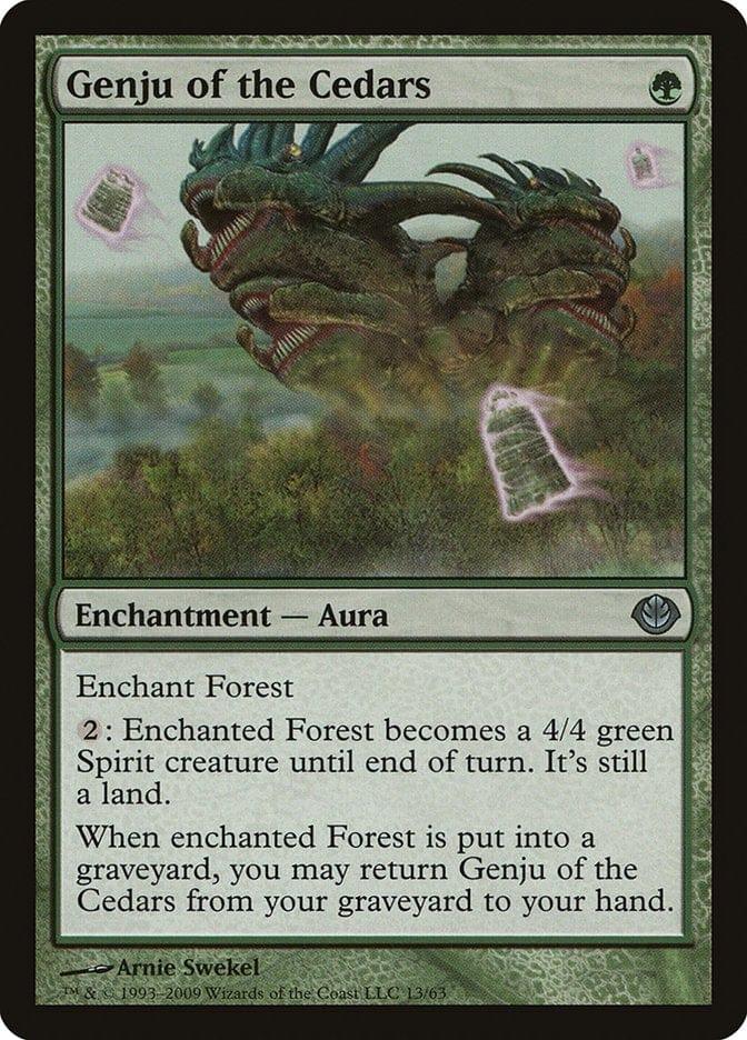 Magic: The Gathering MTG Single Genju of the Cedars [Duel Decks: Garruk vs. Liliana]