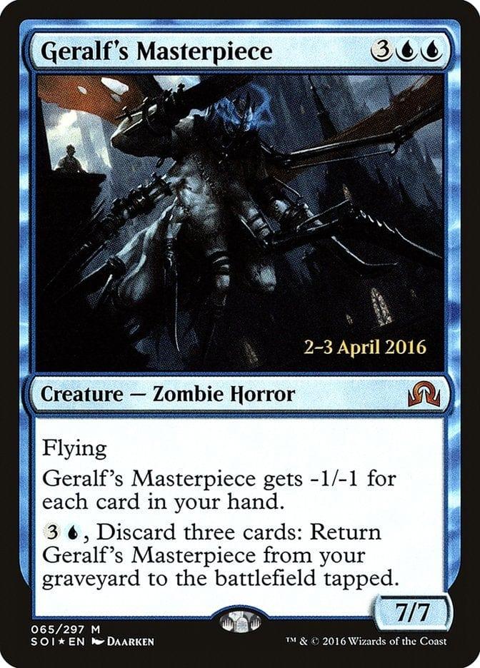 Magic: The Gathering MTG Single Geralf's Masterpiece [Shadows over Innistrad Prerelease Promos]