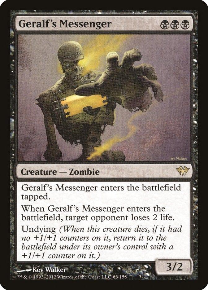 Magic: The Gathering MTG Single Geralf's Messenger [Dark Ascension]