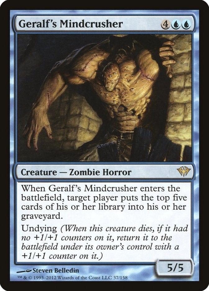 Magic: The Gathering MTG Single Geralf's Mindcrusher [Dark Ascension]