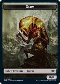 Magic: The Gathering MTG Single Germ // Thopter (026) Double-sided Token [Double Masters]
