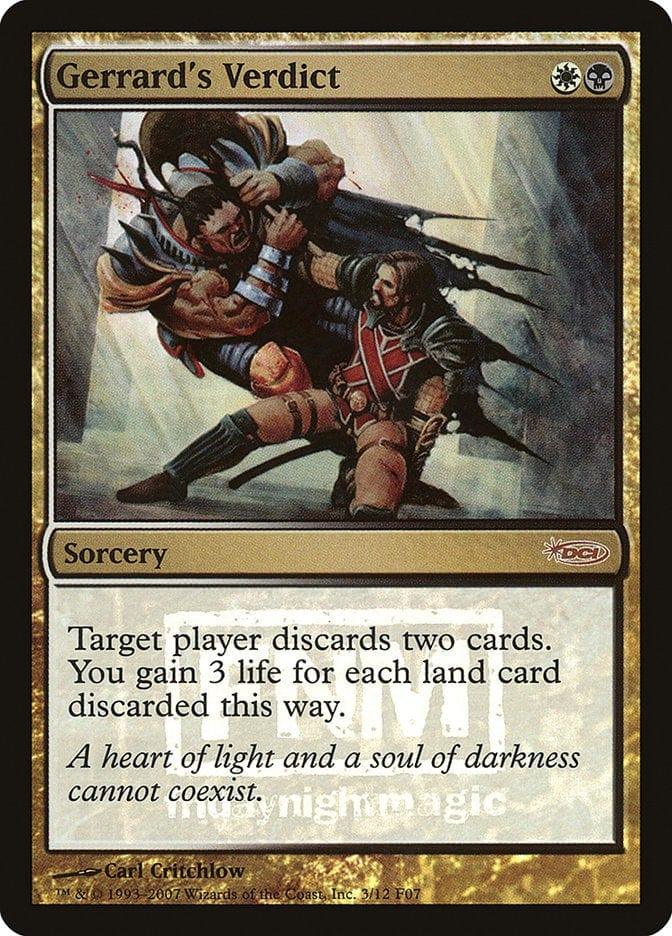 Magic: The Gathering MTG Single Gerrard's Verdict [Friday Night Magic 2007]