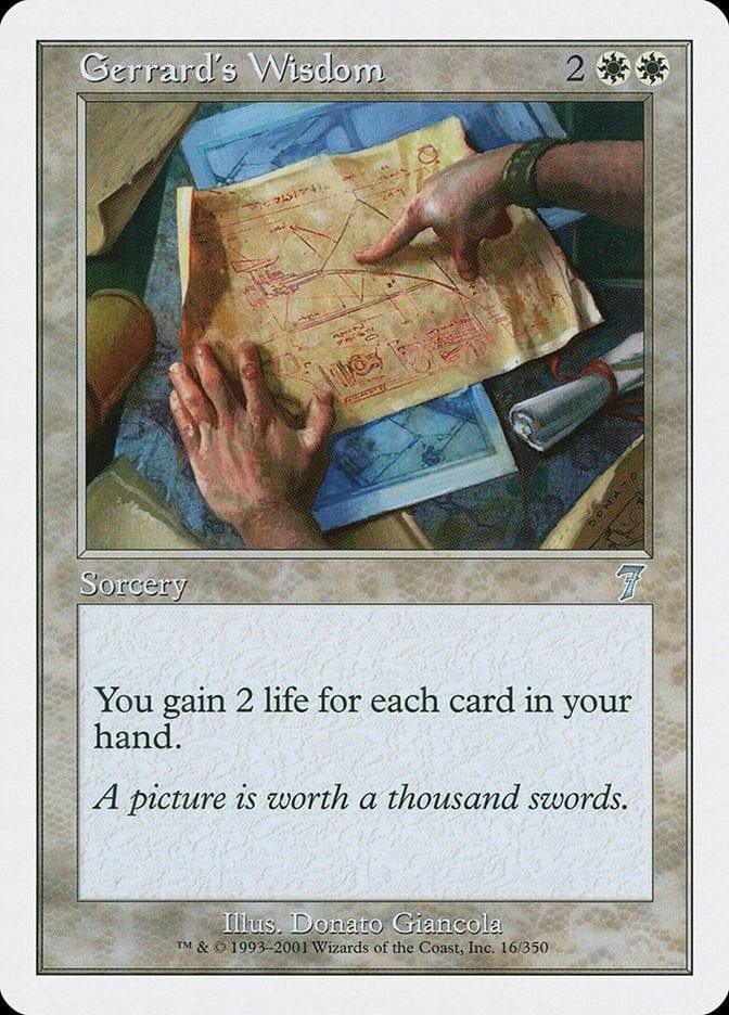 Magic: The Gathering MTG Single Gerrard's Wisdom [Seventh Edition]