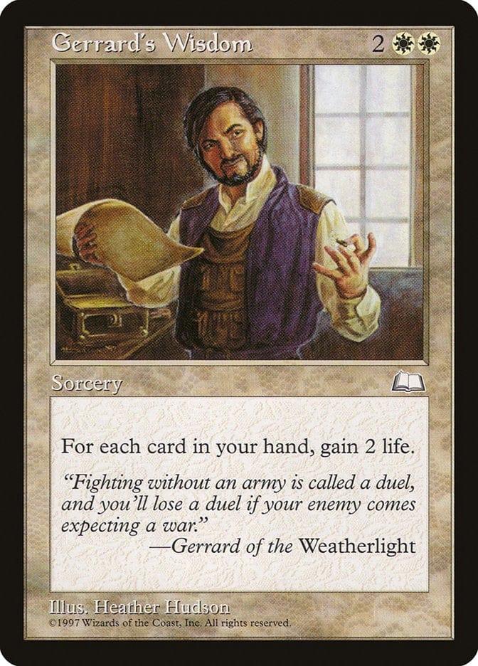 Magic: The Gathering MTG Single Gerrard's Wisdom [Weatherlight]