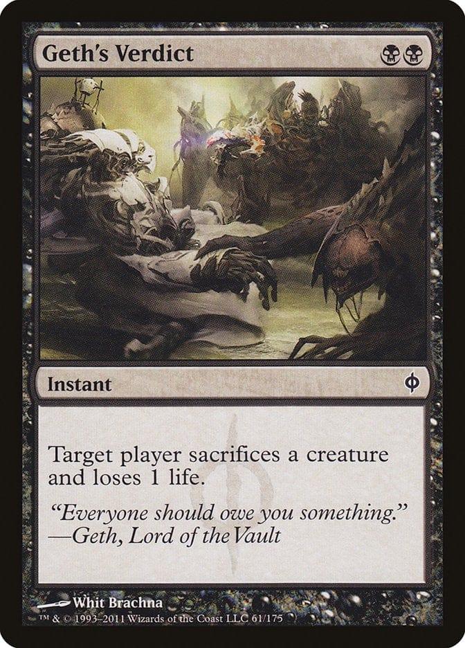 Magic: The Gathering MTG Single Geth's Verdict [New Phyrexia]