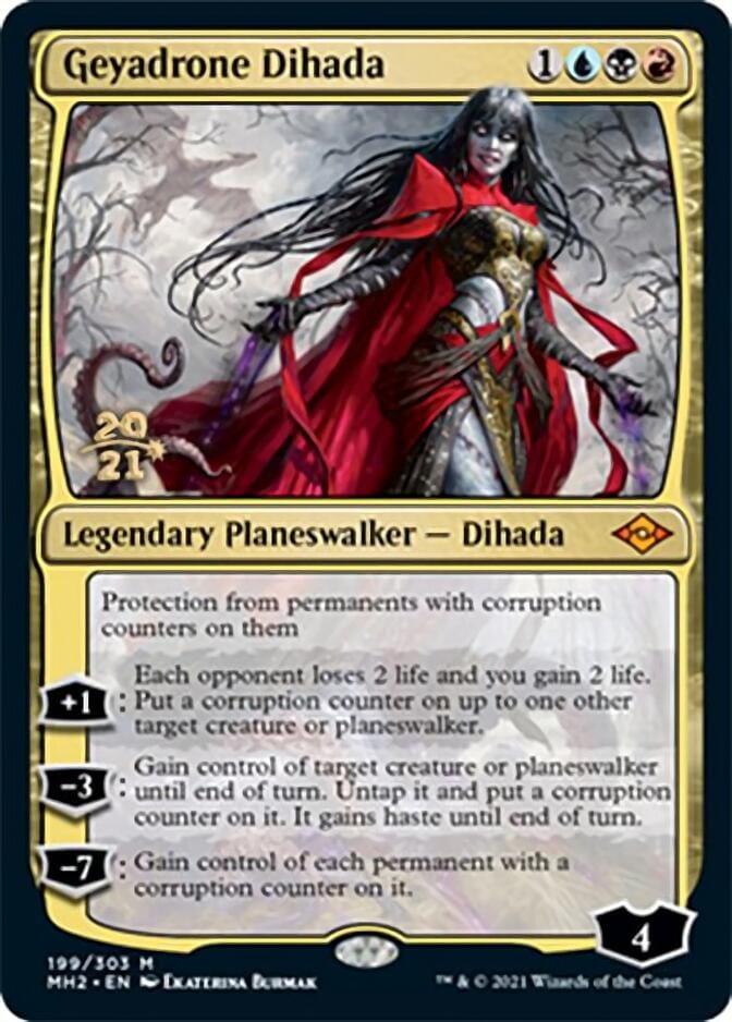 Magic: The Gathering MTG Single Geyadrone Dihada [Modern Horizons 2 Prerelease Promos]