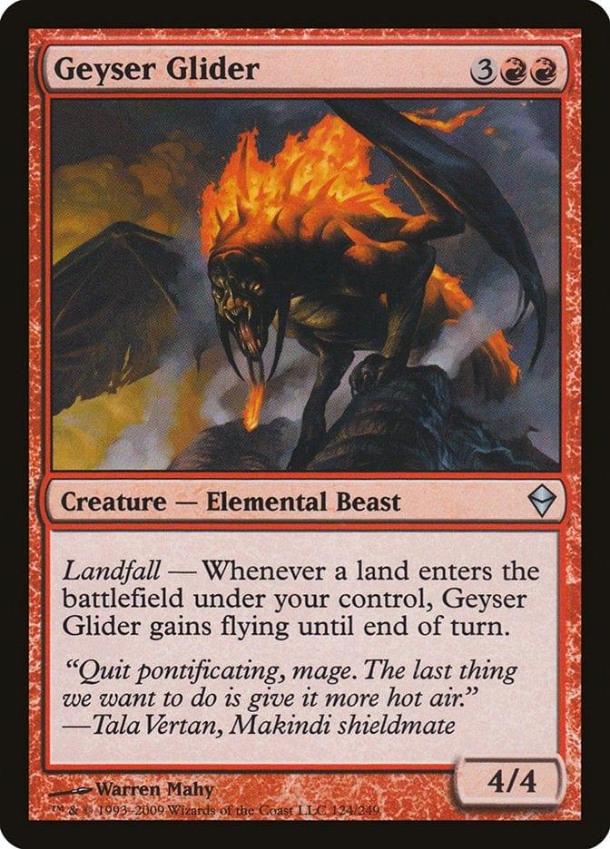 Magic: The Gathering MTG Single Geyser Glider [Zendikar]