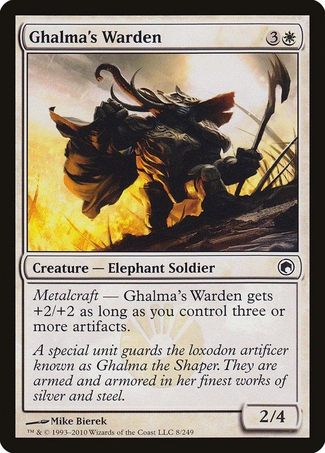 Magic: The Gathering MTG Single Ghalma's Warden [Scars of Mirrodin]
