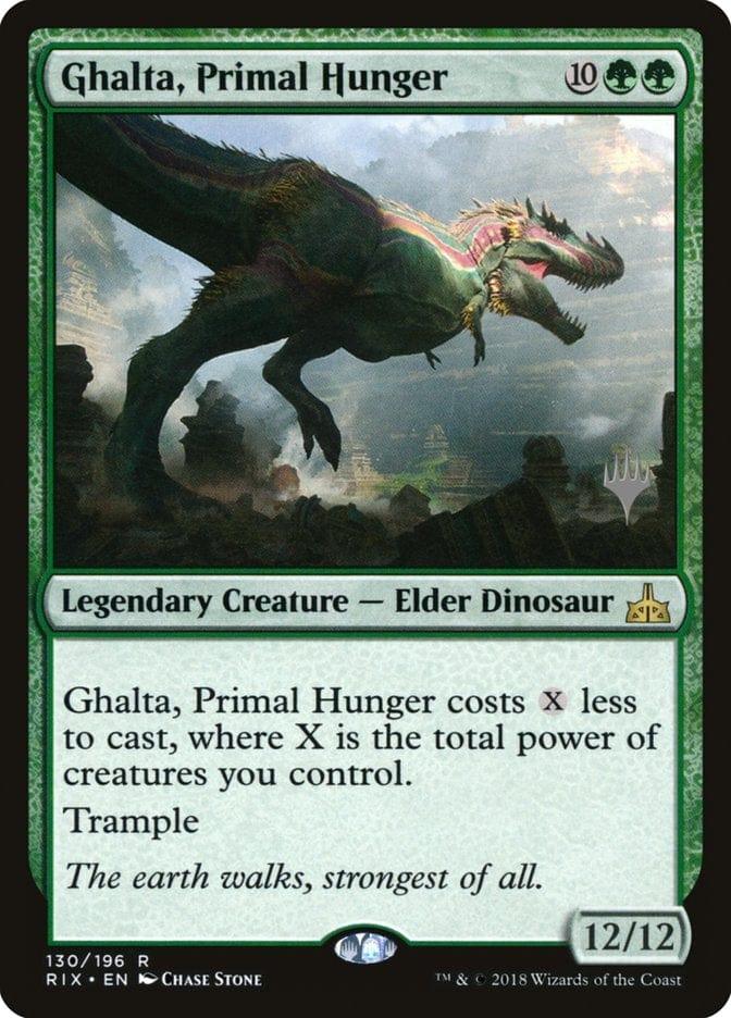 Magic: The Gathering MTG Single Ghalta, Primal Hunger (Promo Pack) [Rivals of Ixalan Promos]
