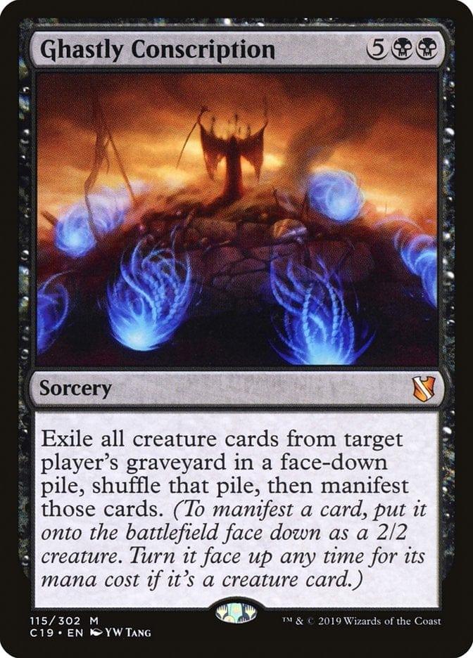 Magic: The Gathering MTG Single Ghastly Conscription [Commander 2019]
