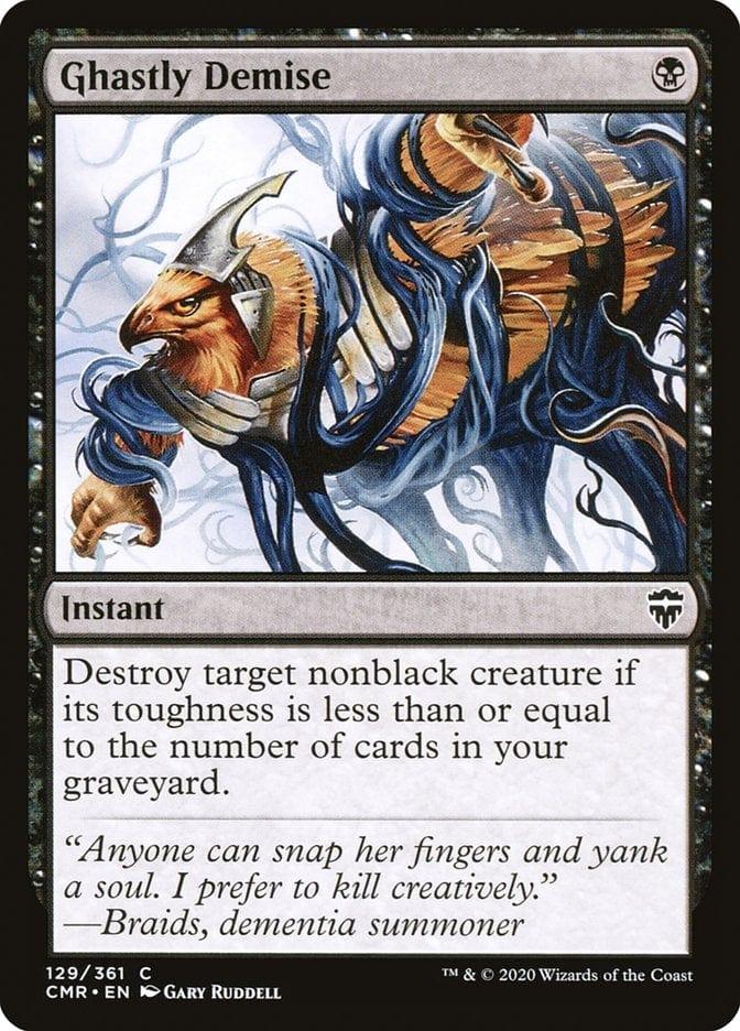 Magic: The Gathering MTG Single Ghastly Demise [Commander Legends]