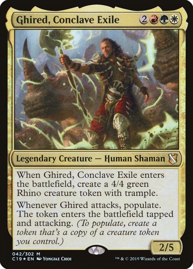 Magic: The Gathering MTG Single Ghired, Conclave Exile [Commander 2019]