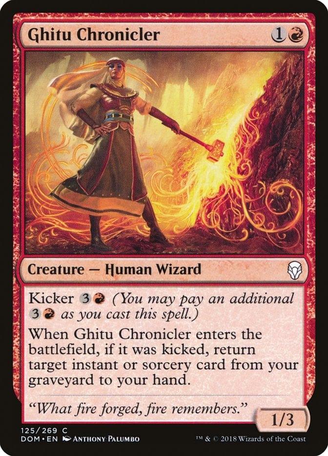 Magic: The Gathering MTG Single Ghitu Chronicler [Dominaria]