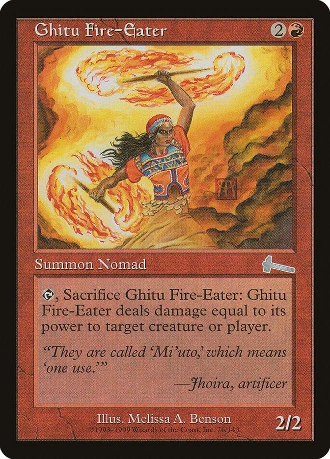 Magic: The Gathering MTG Single Ghitu Fire-Eater [Urza's Legacy]