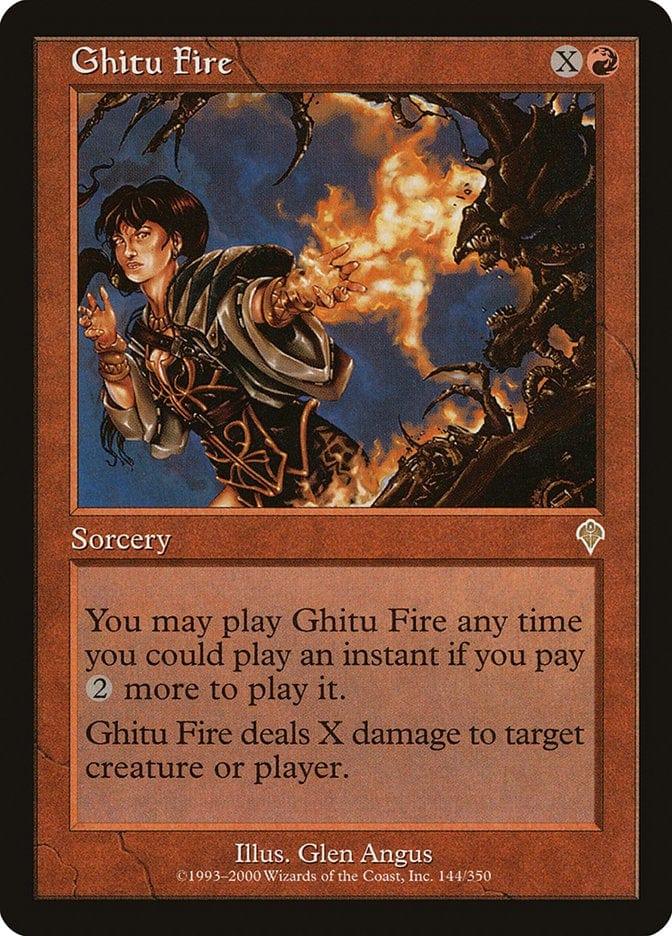 Magic: The Gathering MTG Single Ghitu Fire [Invasion]