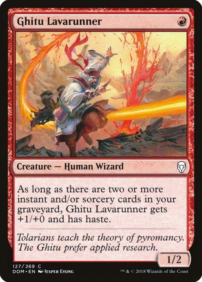 Magic: The Gathering MTG Single Ghitu Lavarunner [Dominaria]