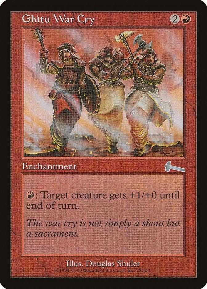 Magic: The Gathering MTG Single Ghitu War Cry [Urza's Legacy]