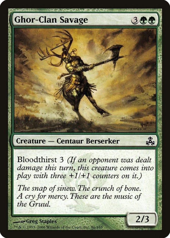 Magic: The Gathering MTG Single Ghor-Clan Savage [Guildpact]