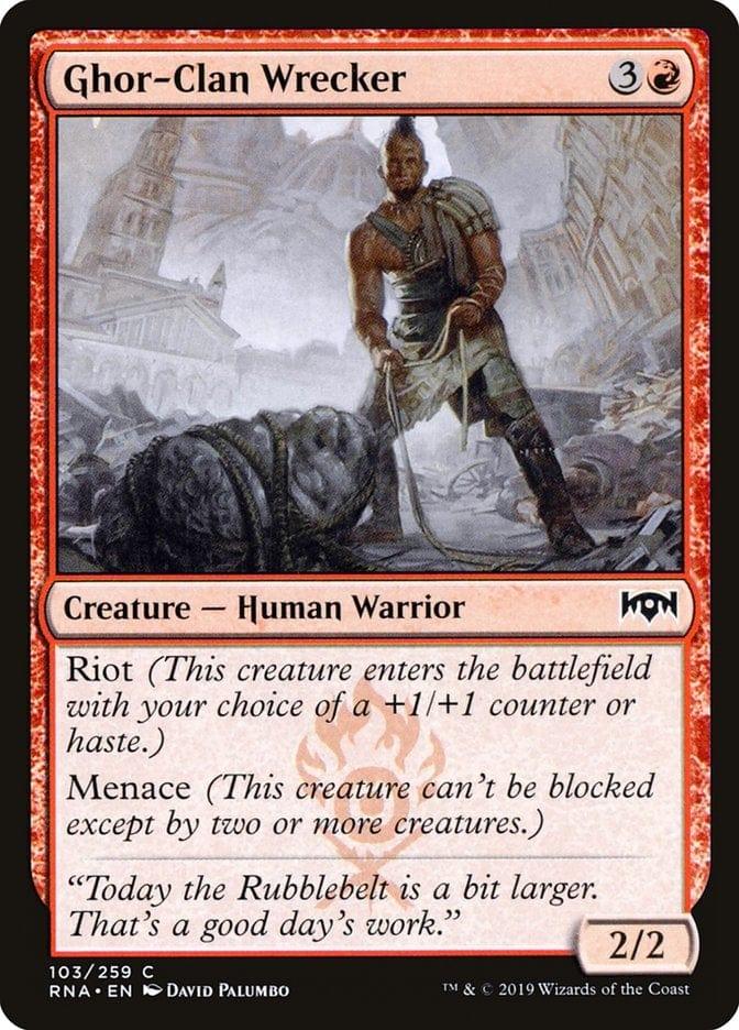 Magic: The Gathering MTG Single Ghor-Clan Wrecker [Ravnica Allegiance]