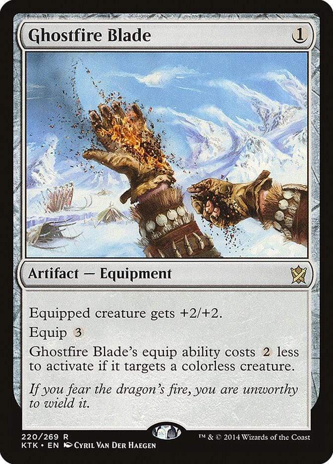 Magic: The Gathering MTG Single Ghostfire Blade [Khans of Tarkir]