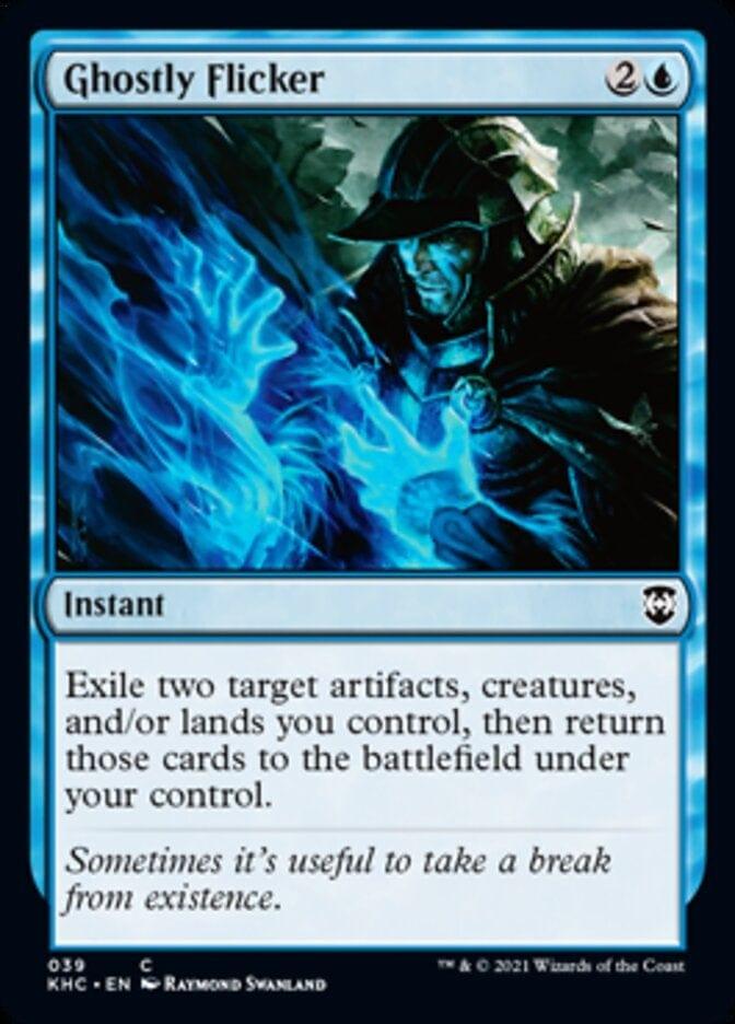 Magic: The Gathering MTG Single Ghostly Flicker [Kaldheim Commander]